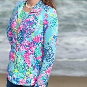 Lilly Pulitzer zip up jacket